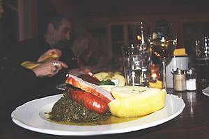 Grünkohll: Auch in der Goetheruh eine Spezialität. Foto: Sonja Lehnert