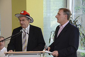 Moderation. Foto: Wolfgang Kühner