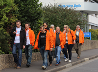 Diskussionsreicher Weg zum Streikcafé. Â©Sonja Lehnert