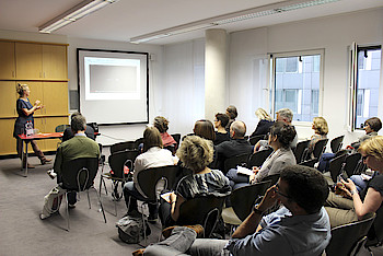 Über viel Kreativität verfügt Referentin Ute Korinth in der Öffentlichkeitsarbeit im Kulturbereich