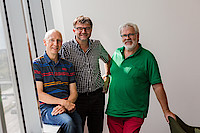 Der neue und der alte Vorstand: (v.l.) Dr. Bernd Seydel (Thüringen) und Thomas Geiger (Bayern) übernehmen die Nachfolge von Manfred Herbertz (Baden-Württemberg) im Bundesfachausschuss der Fotografen und Bildjournalisten. Foto: Karsten Socher