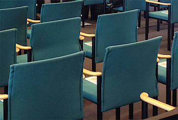 Keine Transparenz - Journalistinnen und Journalisten bleiben vor der Tür. Foto: Sonja Lehnert