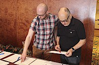 Maurizio Gemmer (l.) und Umberto Biagioni (r.).