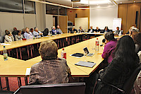 Jahreshauptversammlung des Ortsverbands Frankfurt im Sitzungssaal des Hessischen Rundfunks. Foto: Sonja Lehnert