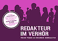 "Redakteur im Verhör" mit Richard Gutjahr.