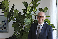 Hans Georg Schnücker, Vorstandsvorsitzender des Verbands Hessischer Zeitungsverleger VHZV und Sprecher der Geschäftsführung der Verlagsgruppe Rhein Main. Foto: Sonja Lehnert