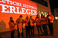 Pranger-Aktion erreichte am 26. Februar 2014 Zeitungsleserinnen und -leser in Gießen. Foto: Sonja Lehnert