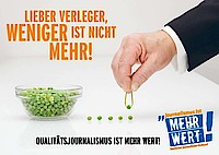 Unsere Arbeit ist mehr wert. Foto: djv