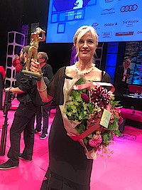 Ina Knobloch erhält hessischen Filmpreis /Foto: Andreas Kroemer