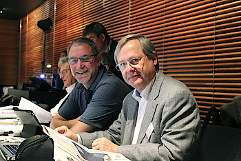 Dr. Klaus-Peter Andrießen (r.) wurde in den Presserat gewählt. Fotos: Sonja Lehnert
